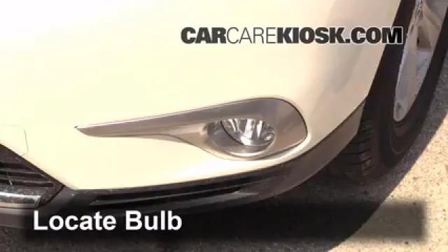 2012 Toyota Highlander 3.5L V6 Luces Luz de niebla (reemplazar foco)